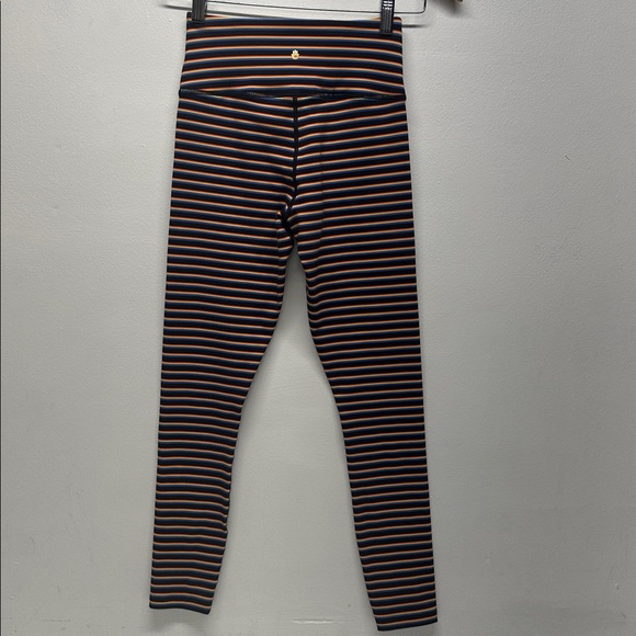 Spiritual Gangster Essential Rainbow Stripe Leggings High Waisted Black Size XS - Picture 6 of 11